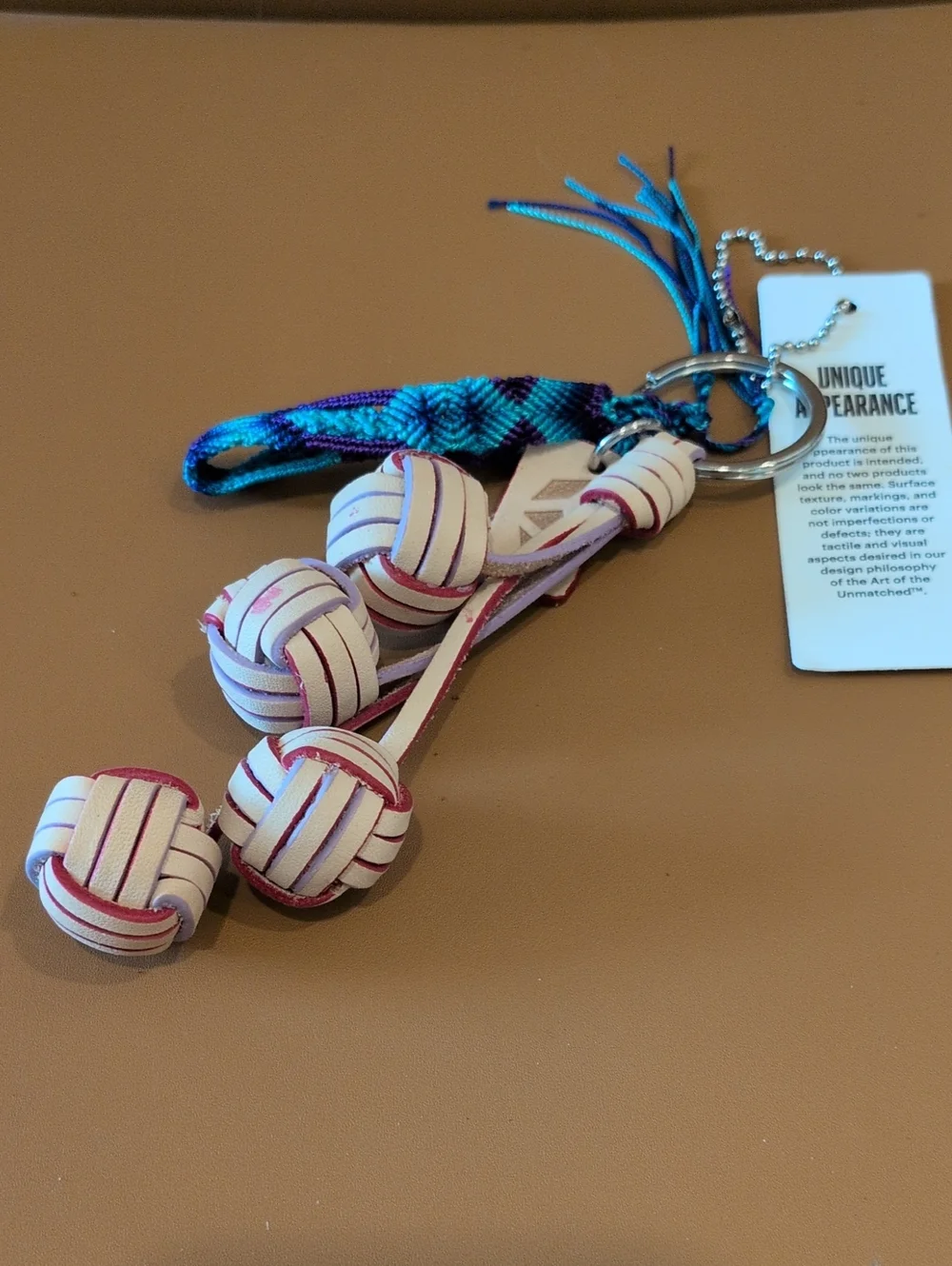 NWT Consuela Leather Balls Charm
